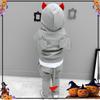 Tumao Çocuk Cadılar Bayramı Şeytan Kapüşonlu Sweatshirt ve Eşofman Takımı, Uzun Kollu, Cadılar Bayramı Cosplay, Erkek ve Kız Çocuklar İçin Sevimli Şeytan Kostümü, Çocuk Kostüm Seti (Beden 100,