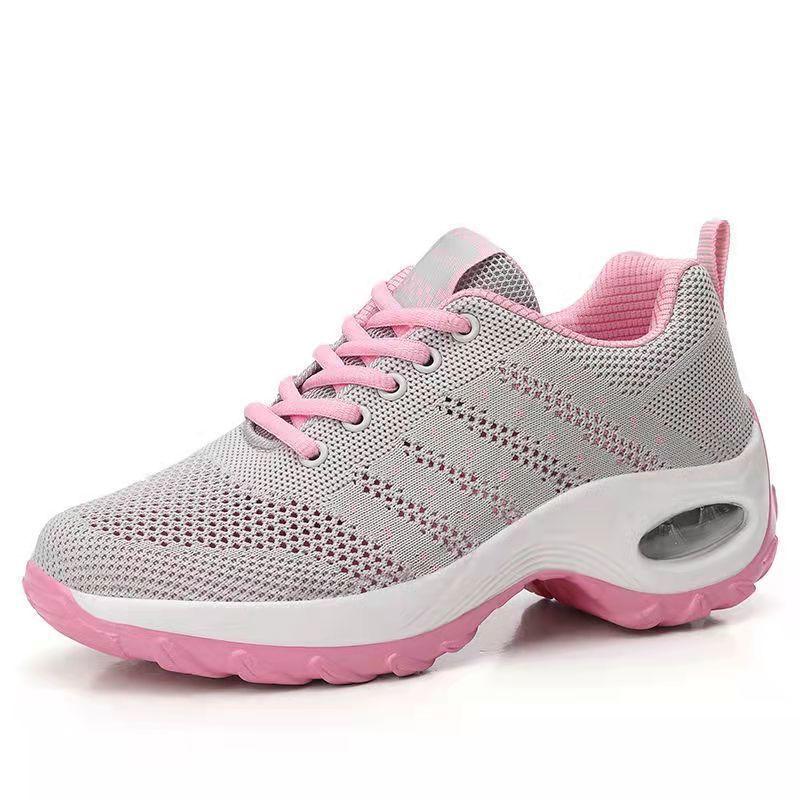 Spring, Summer and Autumn Walking Shoes, Fly-woven Mesh, Not Stuffy Feet, Mother Square Dance Walking Travel Shoes