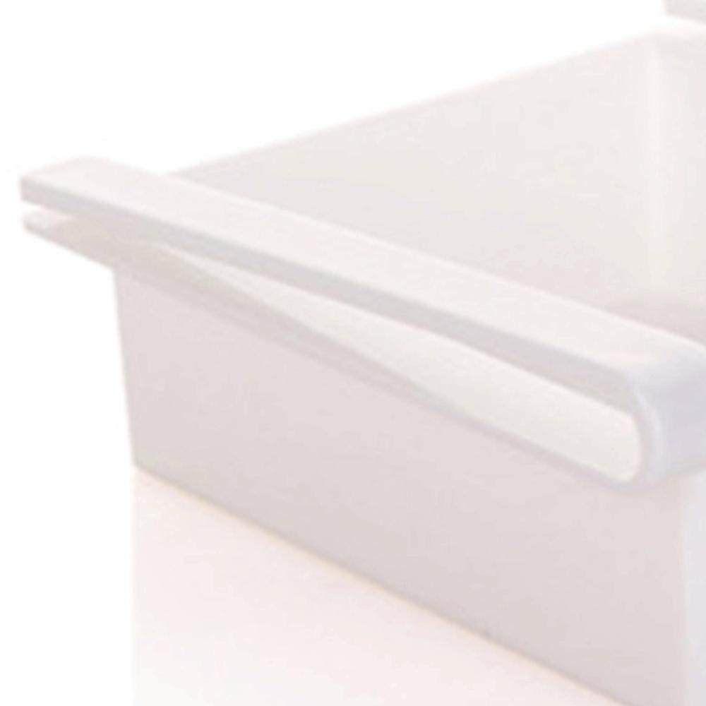 Sliding Pull-Out Fridge Drawer Organizer PP Plastic Storage Bins For Fridge Shelf
