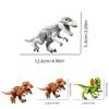 77001 Diy Dinosaur Assembly Tyrannosaurus Rex Small Building Blocks Toy Set For Boys