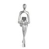 Handmade Abstract Figure Resin Craft Shelf Decors For Living Space Workstations Aesthetic Display Ornamentations