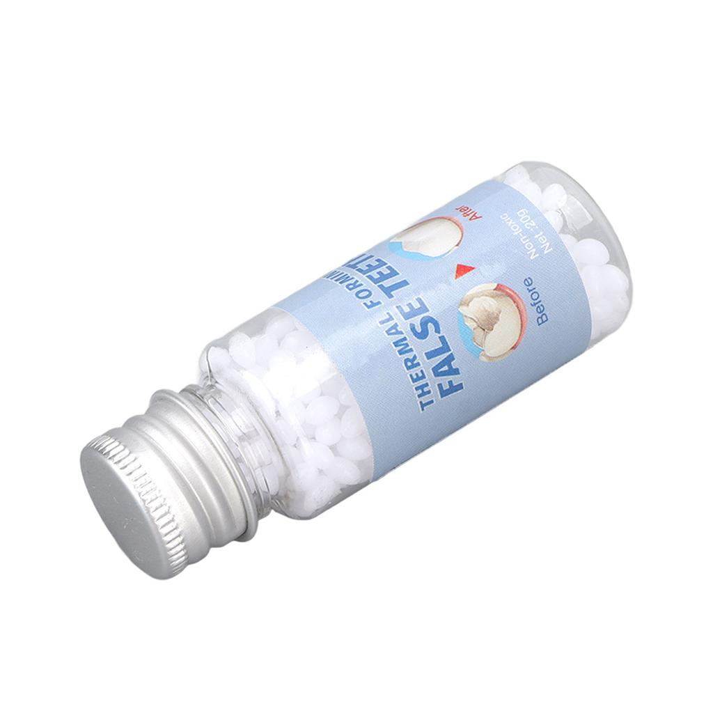 Temporary Teeth Repair Beads Dental Thermal Filling Beads for Broken Missing Tooth White 20g