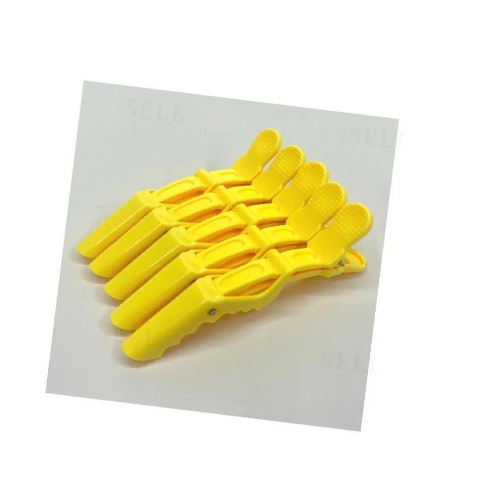 Tweezers, hair clip, yellow 5P, salon hair clip, hair alligator clip, hair clip set