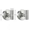 Traceless Stainless Steel Suction Cup Hook - Strong, No-Drill Wall Storage for Bathroom & Kitchen