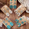 Turquoise Bohemian & Western Earring Set - Retro Style