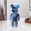2025 New Graffiti Bear 27cm Figurine Home Decoration Animal Statue Storage Money Jar Modern Room Sculpture Table Decor