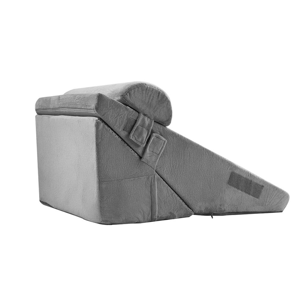 VEVOR Bed Wedge Pillow for Sleeping, 3 Pcs Adjustable Orthopedic Bed Wedge Set, with Washable Cover & Foam Support