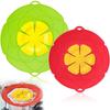 Spill Stopper Lid Cover Cooking Tools Boil Over Safeguard 10.2 Inch Silicone Spill Stopper Pot Pan Lid Kitchen Helper