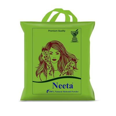 Neeta 100% Natural Henna Powder for Hair Colour and Hands Feet 500g X Pack of 2 Rich Brown Shades