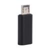 TypeC Adapter Converter Female To   Male Mobile Phone Data Line USB Charging(Black )