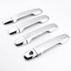 Chrome No Keyless Door Handle Cover Trims For Subaru Forester Impreza XV