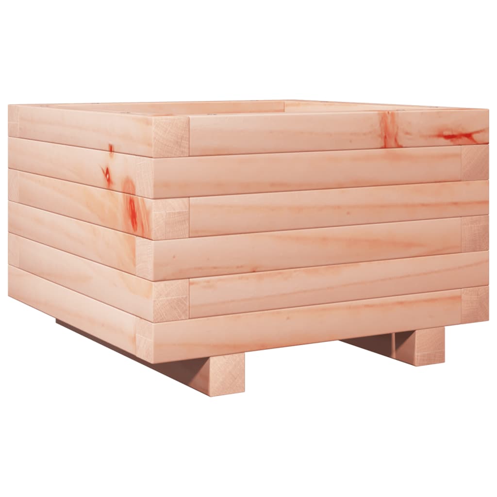 Plant Pot 40x40x26.5 cm Solid Douglas Fir Wood