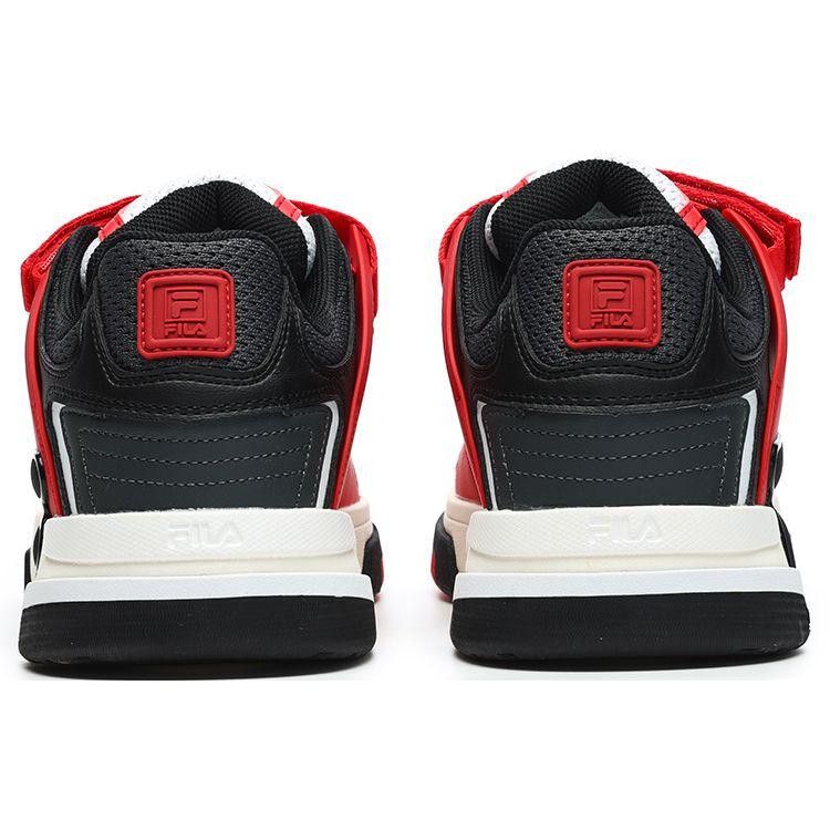 FILA Doppio Fabric Synthetic Leather TPU Fashion Casual Modern Low-Top Sneakers Men sneakers Black Red F12M241206FBF