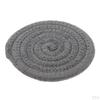 11cm 4.3 '' Table Mat Braided Cotton Round Rug Carpet Cut Kitchen Accessories