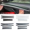 High Quality Front Rear Door Trim Cover Decorative Patch For 2025 Tesla Model Y/L Protective Trim ABS Interior Accessories