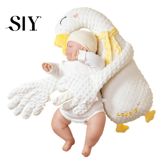 Adjustable Baby Patting Device Patter for Sleep Startle Prevention Stuffed Doll Pillow with Soothing Tool Palm Pad Companion Music Comforting Newborns
