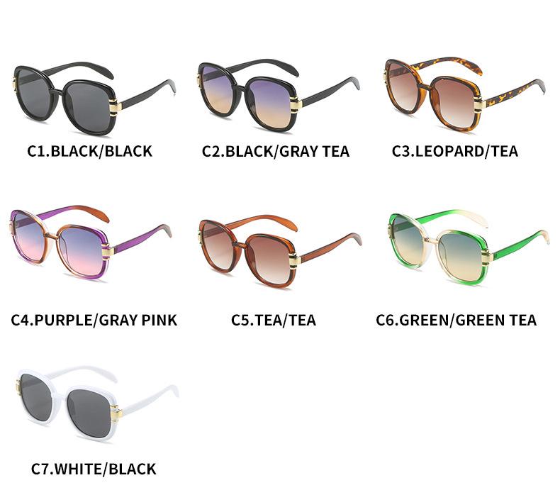 2023 Trendy Oval Sunglasses - European & American Street Style, Influencer Inspired, Hand-Grip Design for Women