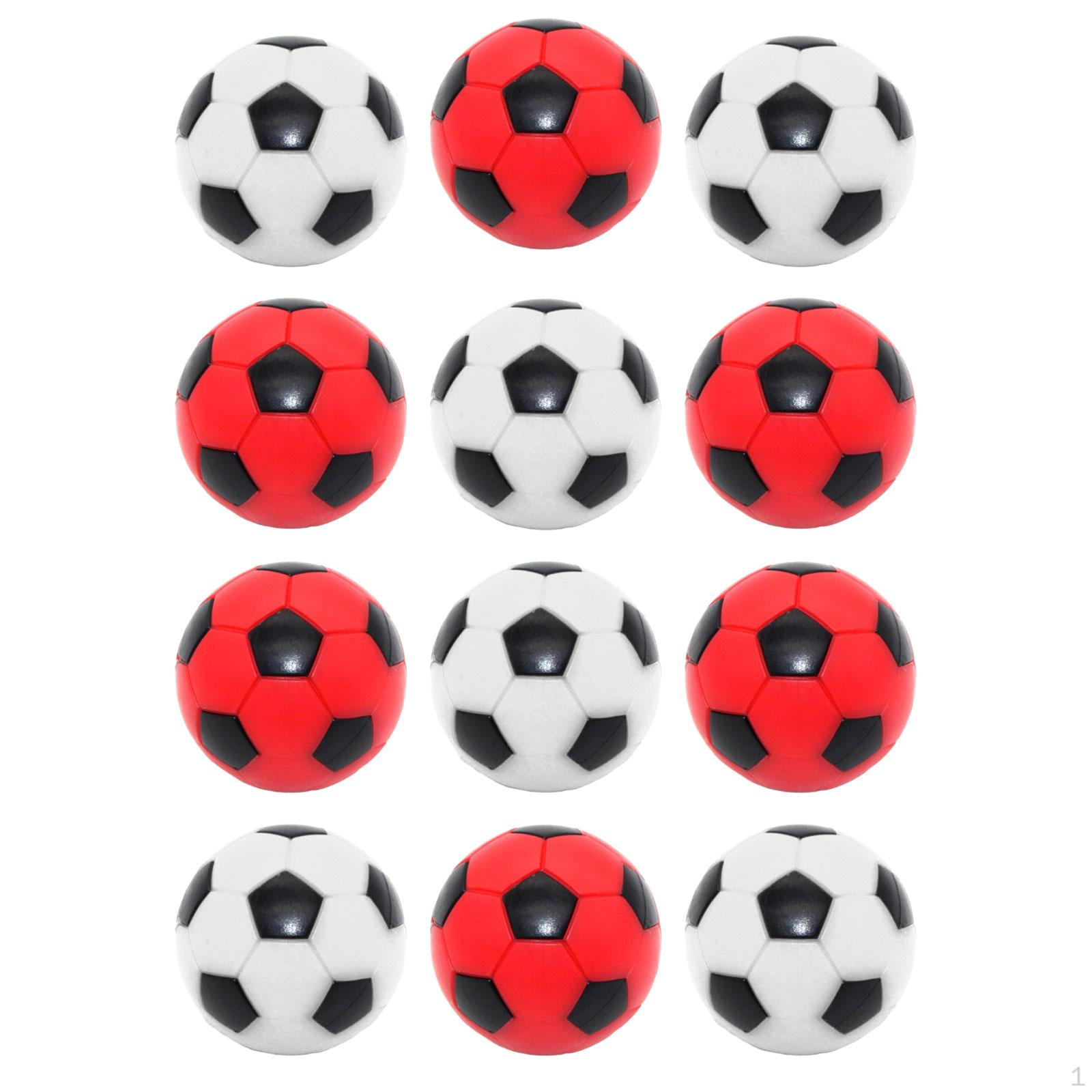 

12 шт. футбольные мячи 36 мм, официальный настольный футбол, футбольная игра для домашнего отдыха