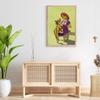 PinUp Cowgirl Wandkunst Retro Western Leinwanddruck Vintage Americana Dekor für Wohnzimmer Ranchhaus Galeriewanddekor Geschenk