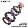 ZTTO Serie Sterzo Integrata per Bicicletta 44mm 56mm MTB Senza Filettatura Cuscinetto Sigillato Angolo 45 Gradi ZS44 ZS56 Conico Dritto Tubo Forcella 4456ST