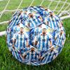 Ballon de Football en Salle Messi Taille 5 Coloré Tous Âges Cousu Machine PVC Prêt pour la Compétition Durable Haut Rebond