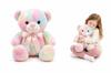 Rainbow Teddy Bear 30 Pastel Teddy Bear with Bow Mascot Cuddly Toy Gift