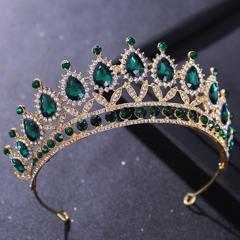 European & American Bridal Crown Headdress - Princess Style Evening Gown Hair Accessories