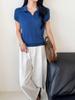 Women's Slim Fit Scissor Collar Merino Wool Sleeveless Sweater for Early Autumn