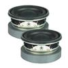 2PCS 45mm Full Spectrum Speakers 4Ohm 5W with Strong Magnet Horn Loudspeaker Powerful Sound Speakers  Pair