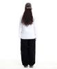 CREAM SODA LAB Diagonal Cut Field Parachute Cargo Pants Black
