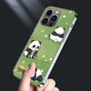 Very Cute Little Panda Phone Case For Iphone 16E 15 Pro 14 Plus 17E 16 17 Pro Max Air 11 12 13 Mini Shockproof Capa Cute Cove