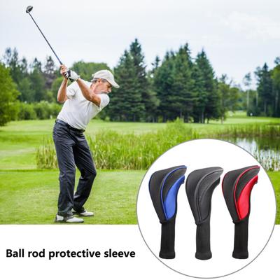 Golf Club Headcover Tear Resistant Non-slip Soft Lining Protect The Club Head Applied Cotton No. 1/3/5 Golf Putter Cover for Golf