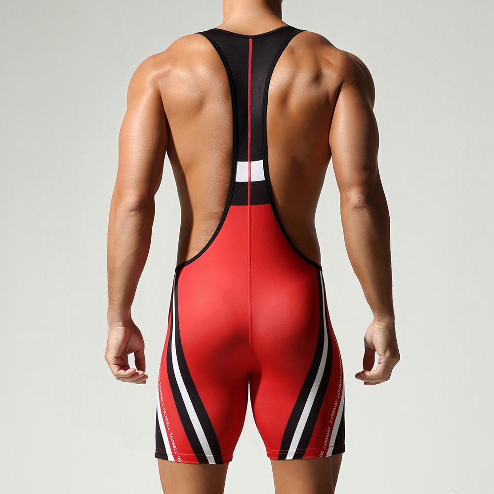 TAUWELL Herren Ringeranzug & Fitness Badehose