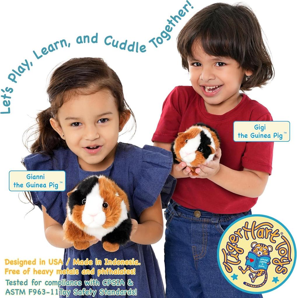 Guinea Pig Gianni Plush S Size Fluffy and Soothing Guinea Pig Washable Plush Toy [VIAHART] Toy, Brown, (Approx. 23cm), Toy, [Used]