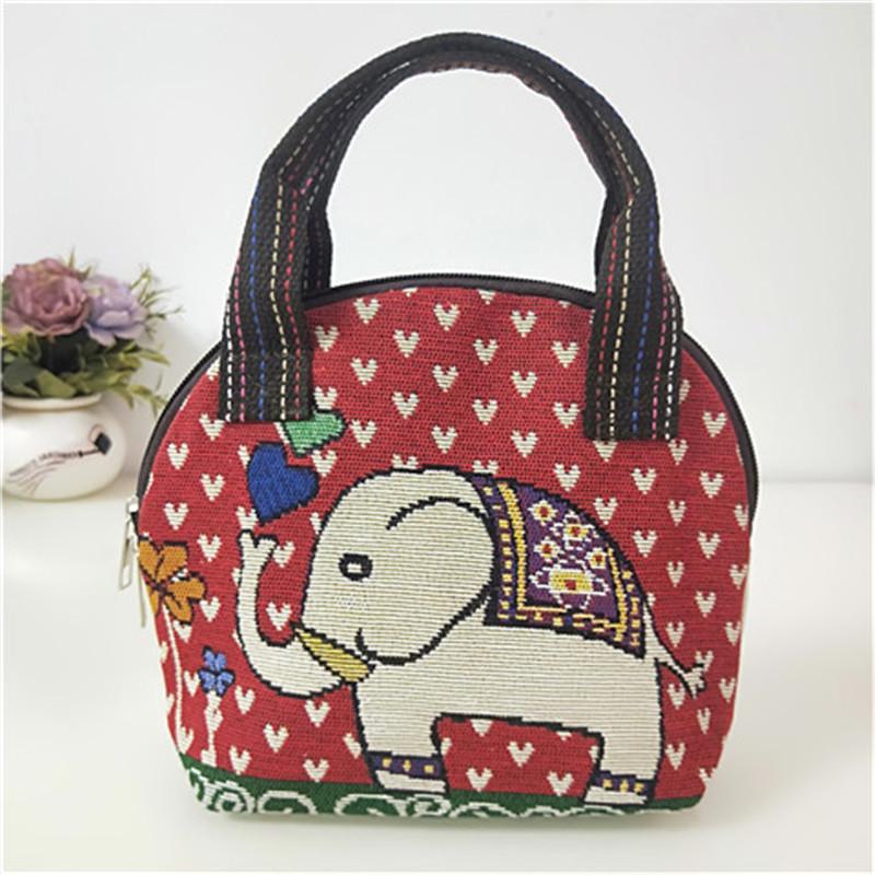 2025 Ethnic Style Embroidered Shell-Shaped Canvas Handbag: Cell Phone, Coin, and Shopping Bag