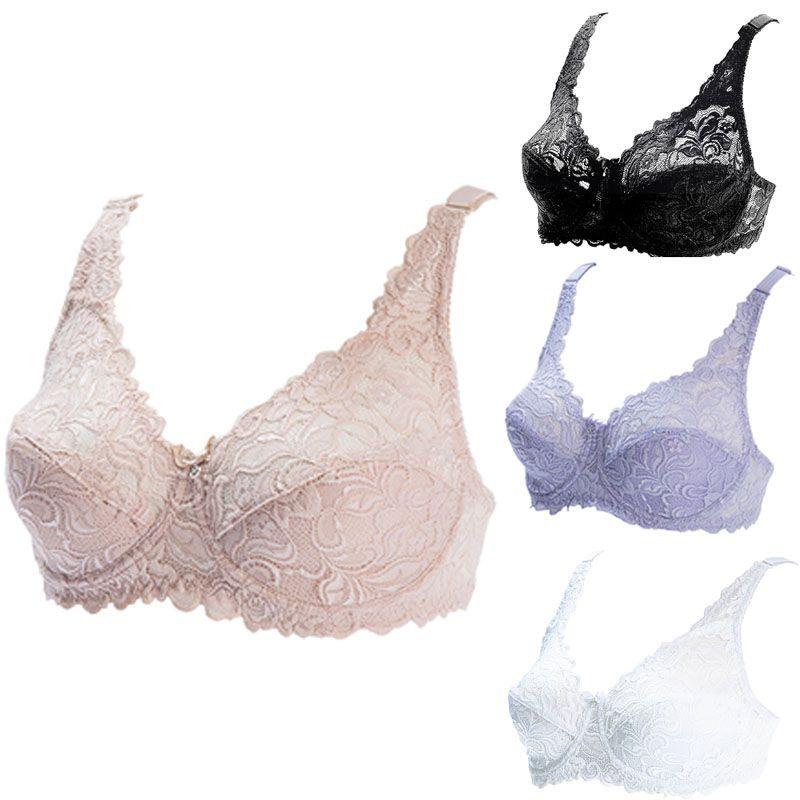 Eleganter Und Sexy Spitze Damen BH Übergröße 75-100 D E Ultradünne Büstenhalter 95e 100e Unterwäsche