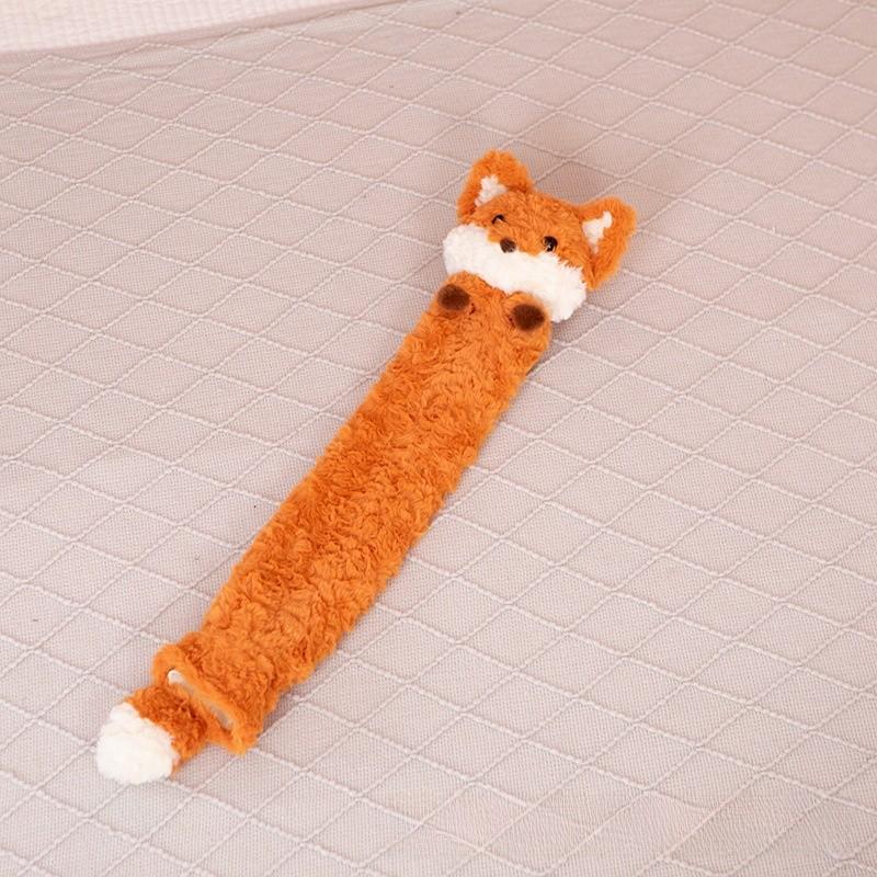 Cartoon Cat Shape Long Hot Water Bag With Soft Short Plush For Warmth And Gift Giving