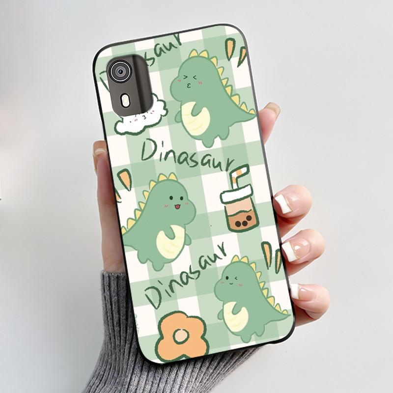 Cute Case For Nokia C02 (TA-1522) / C2 2nd Edition Funda Capa Printing Shell Protective Cover Soft Silicone Cartoon Phone Casing