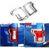 Car Accessories Exterior Tail Light Lamp Surround Cover Trims Frame Chrome Fit for Ford F150 2015 2016 2017 2018 2019 ABS 2 PCS