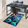1pc,Toy Story Buzz Lightyear & Aliens Room Rug, Bedroom Decor Carpet for Friends, Playroom Area Rug, Home Office Desk Chair Mat, Outdoor Rug