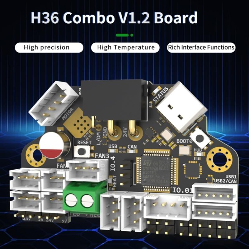 H36 Scheda Strumenti Stampa 3D con Interruttori CAN/USB e Accelerometro ADXL345 per Controllo di Precisione