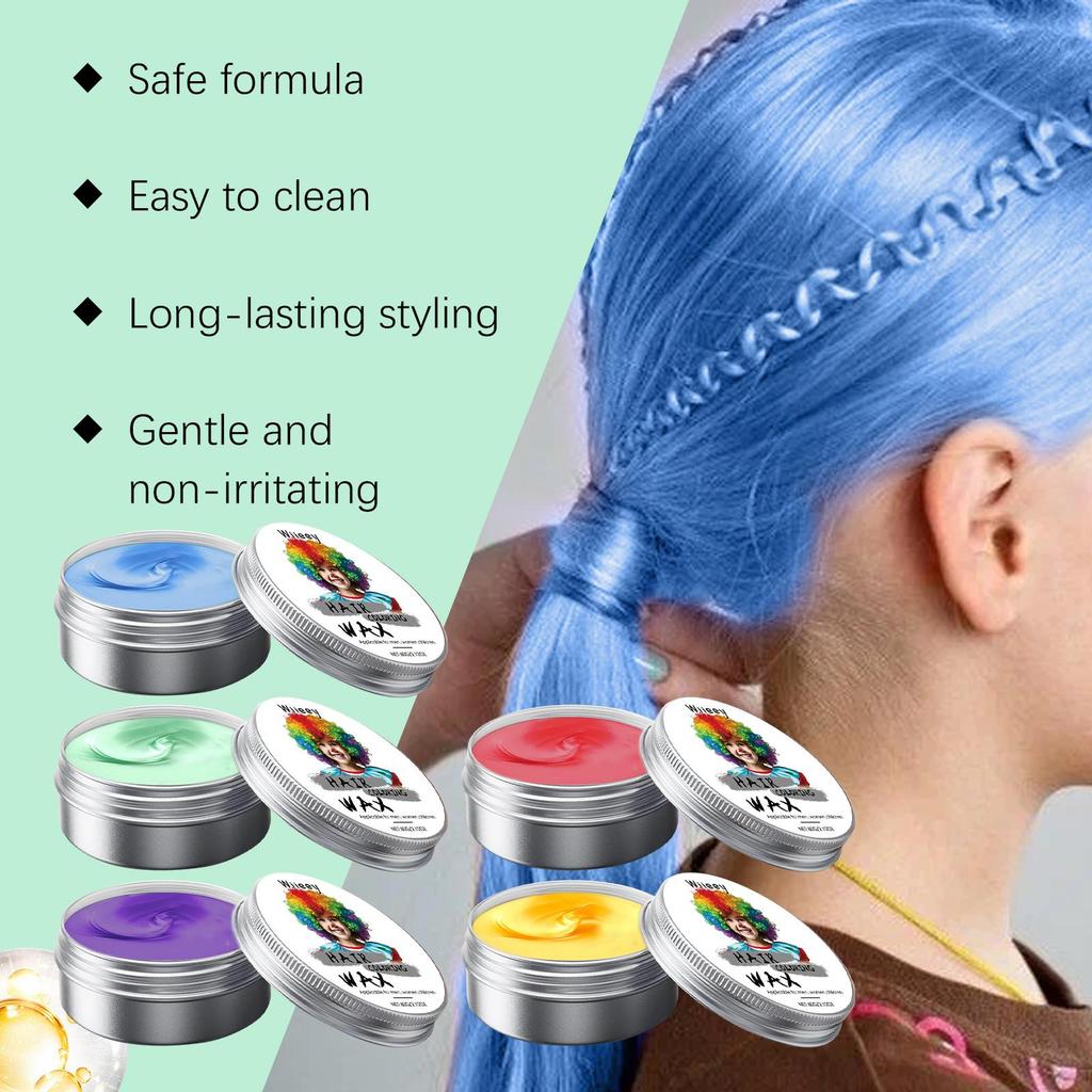 Kids Temporary Hair Color, Strong Hold Styling, Vibrant Hair Color, Gentle Formula for Safe & Healthy Hair