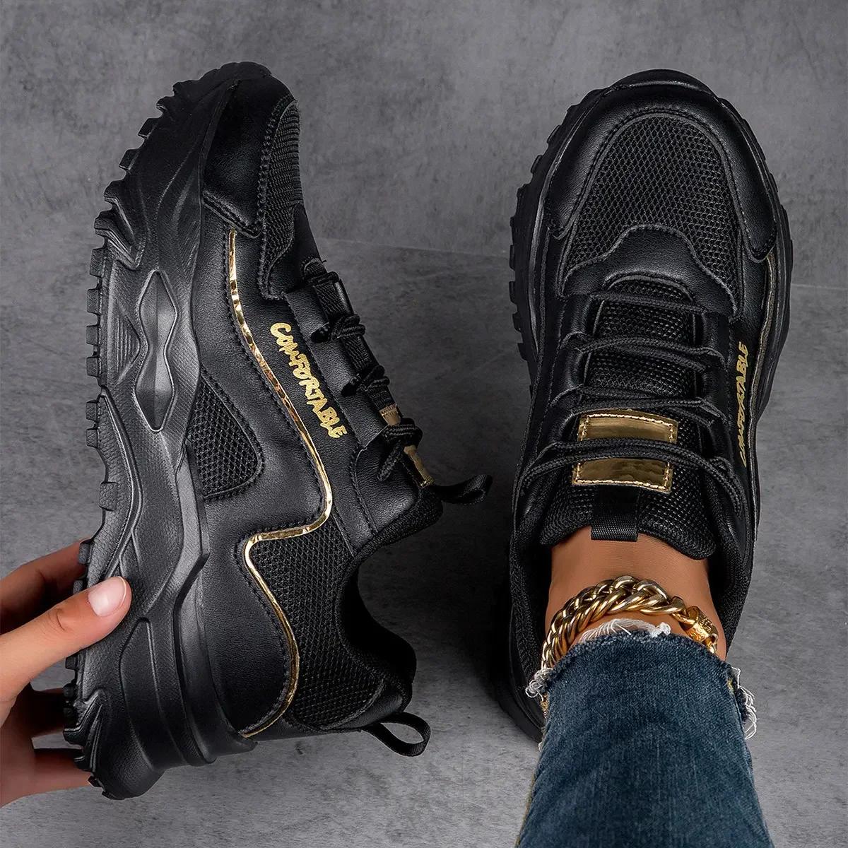 

Модные женские кроссовки, увеличивающие рост, женская повседневная обувь, износостойкие, нескользящие, женские платформенные спортивные туфли, Tenis De Mujer 35