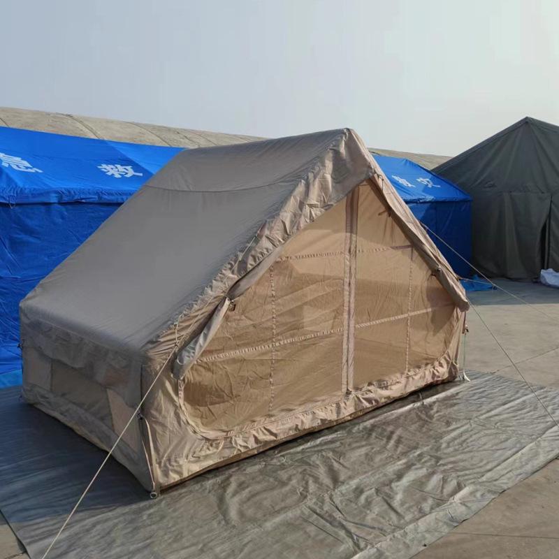 Schnell aufklappbares tragbares aufblasbares Campingzelt - Verdicktes regendichtes Oxford-Gewebe, kein Aufbau, faltbar für Picknick im Freien