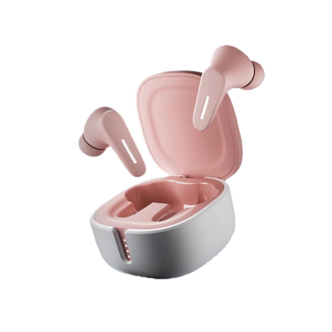 

Sibyl Bluetooth Earphones, In-Ear, Dual Noise-Cancelling, Low Latency Calling, Long Battery Life, Pink рожевий