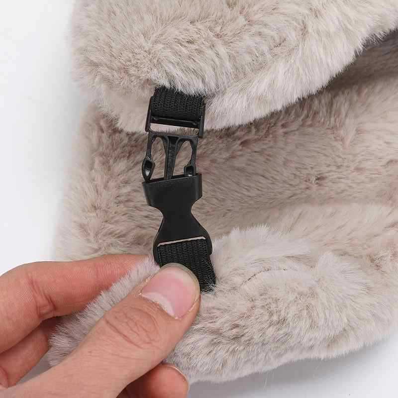 Winter Newly Added Velvet Thickened Lei Feng Hat Plush Windproof Hat for Women Outdoor Cycling Ear Protection Northeast Thermal Hat