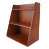 Desktop Sundries Organizer Vintage Multi Layer Wood Desktop Sundries Storage Shelf for Perfume