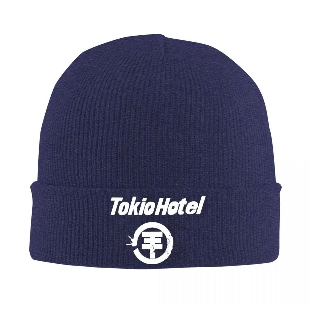 Genres Pop Rock Tokio Hotel Logo Mützen Gestrickte Mütze Outdoor Sport Warm Weich Herren Damen Kappen Herbst Lustige Mützen Geschenk