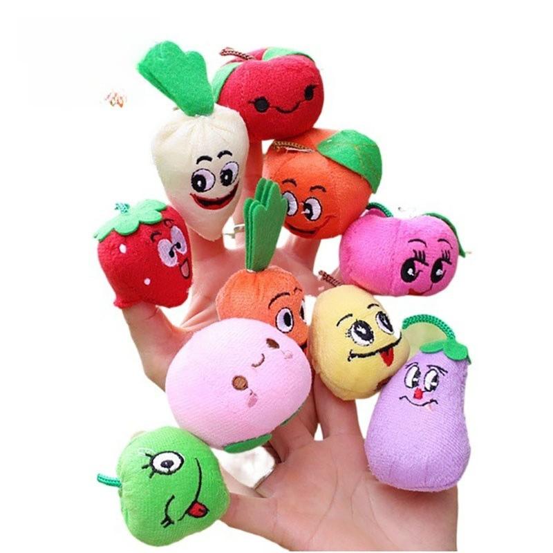 

Короткая плюшевая игрушка-пальчиковая кукла в виде яблока с мягким ПП-хлопком для игр с малышом