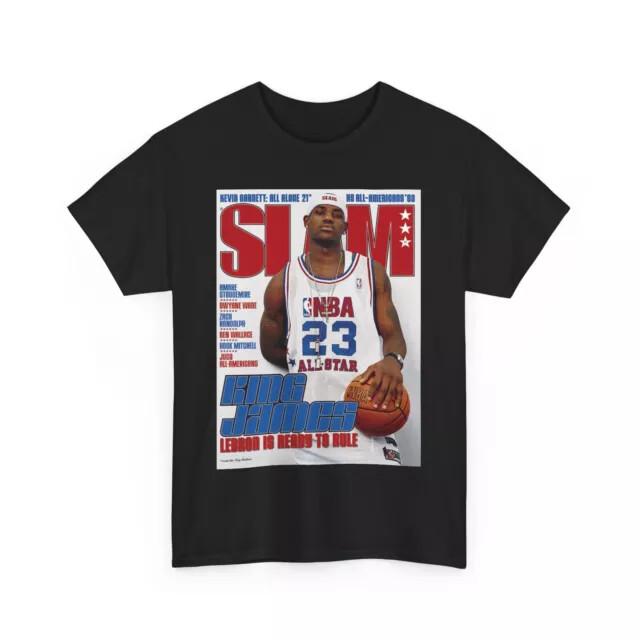 Lebron James #034;High School AllAmerican#034; Slam Cover Tshirt. Unisex T-Shirt XL